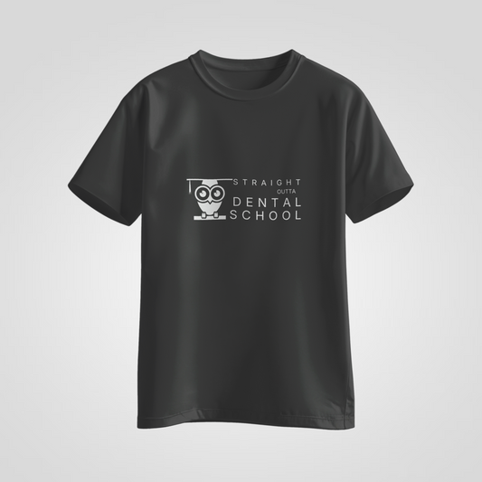 Straight Outta Dental School — Illustrated Tee