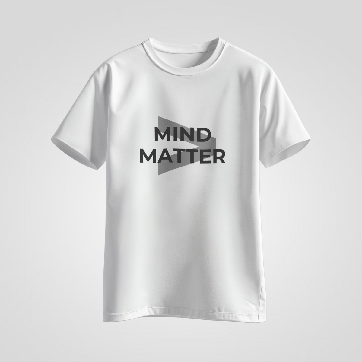 Mind > Matter — Minimal Statement Tee