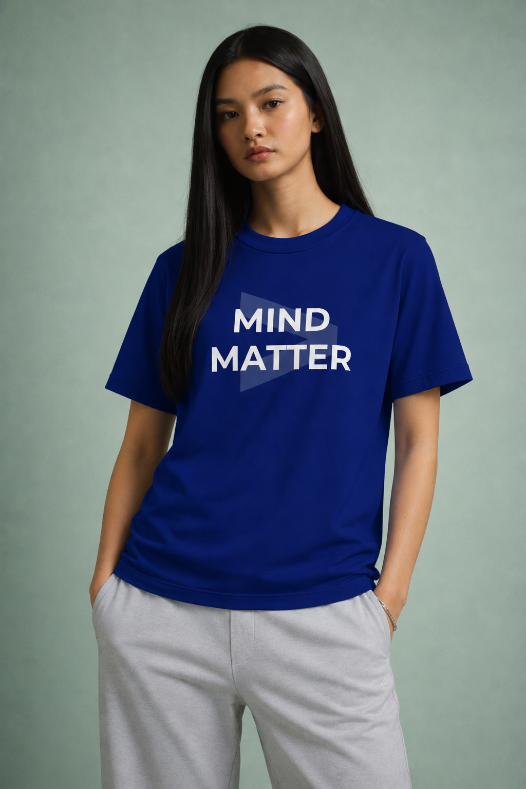 Mind > Matter — Minimal Statement Tee
