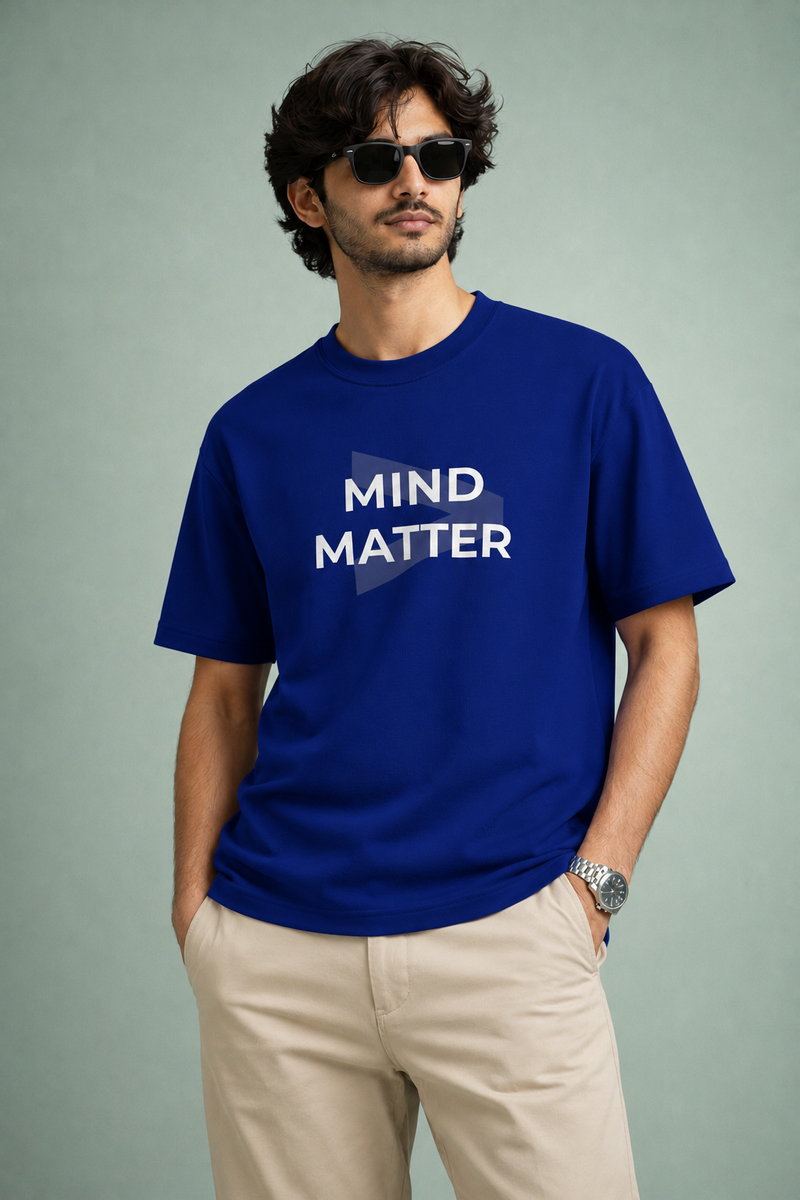 Mind > Matter — Minimal Statement Tee